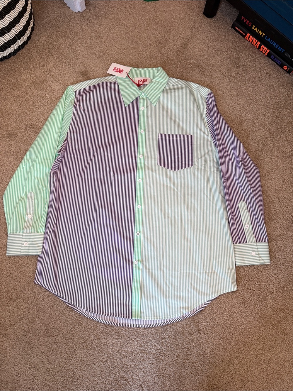 Solid & Striped Oxford Tunic NWT